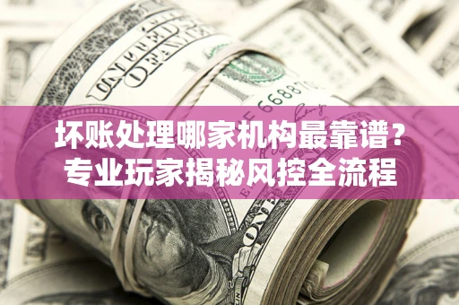 济南坏账处理哪家机构最靠谱？专业玩家揭秘风控全流程