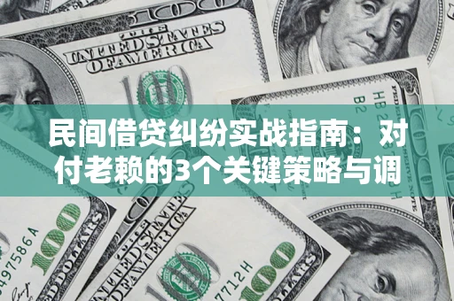 济南民间借贷纠纷实战指南：对付老赖的3个关键策略与调解盲区解析