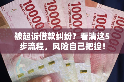 济南被起诉借款纠纷？看清这5步流程，风险自己把控！