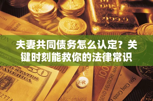 济南夫妻共同债务怎么认定？关键时刻能救你的法律常识